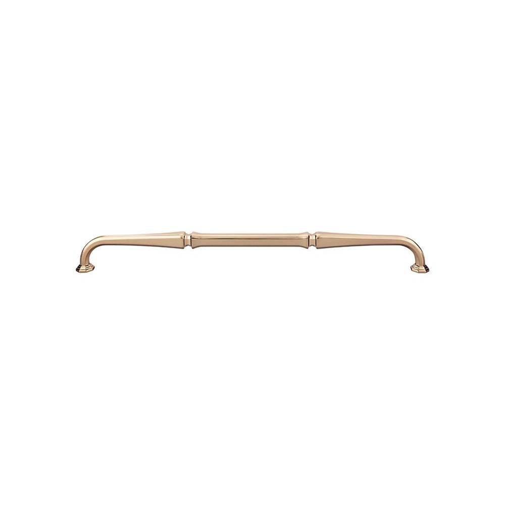 Top Knobs TK345 Chalet Pull 12" - Honey Bronze