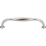 Top Knobs TK384 Shrewsbury D Pull 5 1/16 Inch (c-c) - Brushed Satin Nickel
