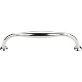 Top Knobs TK384 Shrewsbury D Pull 5 1/16 Inch (c-c) - Polished Nickel