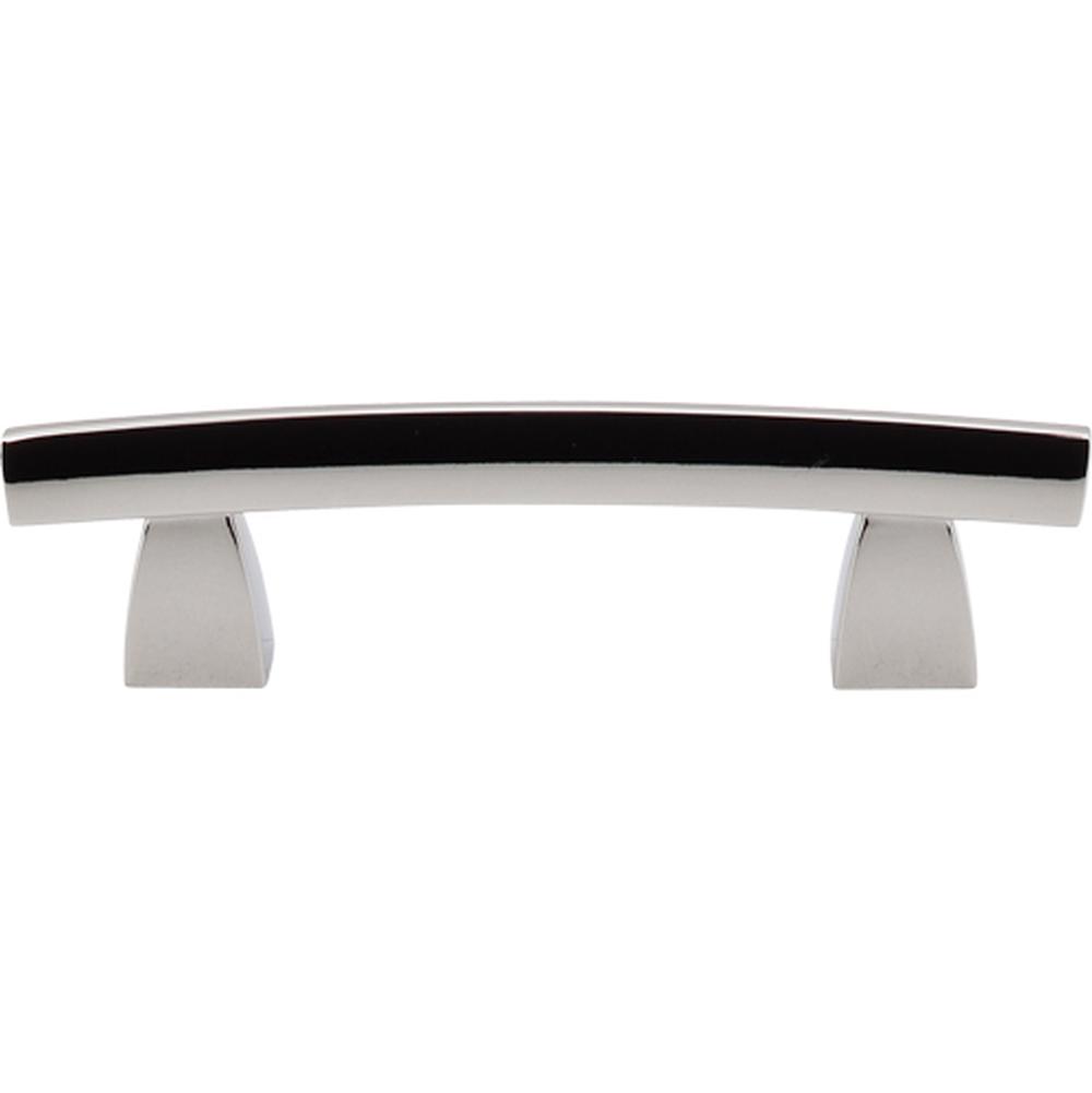 Top Knobs TK3 Arched Pull 3" - Polished Nickel