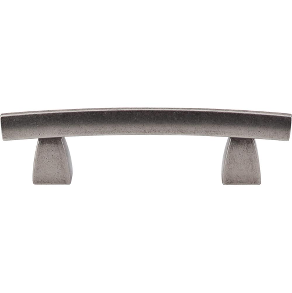 Top Knobs TK3 Arched Pull 3" - Pewter Antique