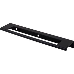 Top Knobs TK522 Europa Cut Out Tab Pull 6 Inch (c-c) - Flat Black