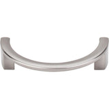 Top Knobs TK53 Half Circle Open Pull 3 1/2" - Brushed Satin Nickel