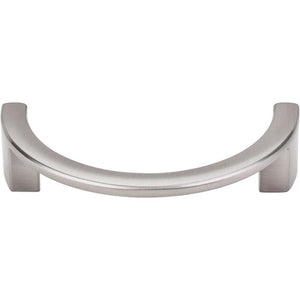 Top Knobs TK53 Half Circle Open Pull 3 1/2" - Brushed Satin Nickel