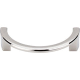 Top Knobs TK53 Half Circle Open Pull 3 1/2" - Polished Nickel