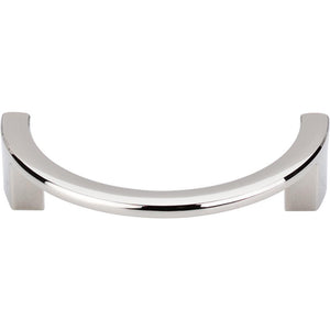 Top Knobs TK53 Half Circle Open Pull 3 1/2" - Polished Nickel