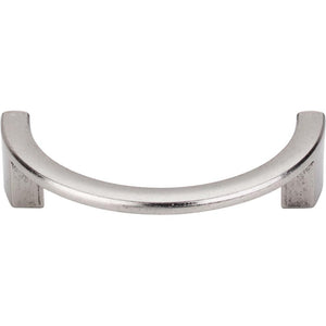 Top Knobs TK53 Half Circle Open Pull 3 1/2" - Pewter Antique