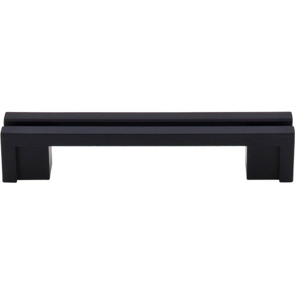 Top Knobs TK55 Flat Rail Pull 3 1/2" - Flat Black