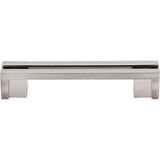 Top Knobs TK55 Flat Rail Pull 3 1/2" - Brushed Satin Nickel