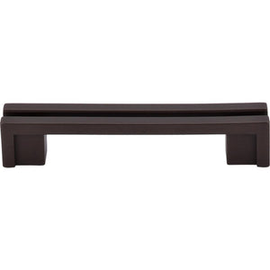 Top Knobs TK55 Flat Rail Pull 3 1/2" - Oil Rubbed Bronze
