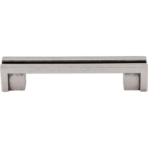 Top Knobs TK55 Flat Rail Pull 3 1/2" - Pewter Antique