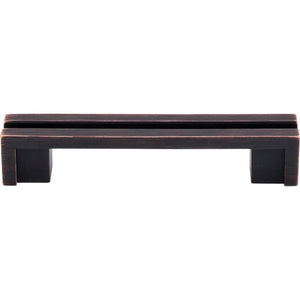Top Knobs TK55 Flat Rail Pull 3 1/2" - Tuscan Bronze