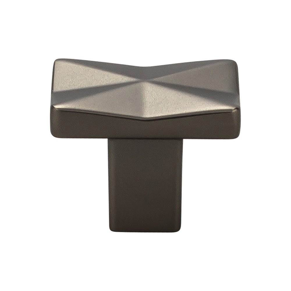 Top Knobs TK560 Quilted Knob 1 1/4 Inch - Ash Gray