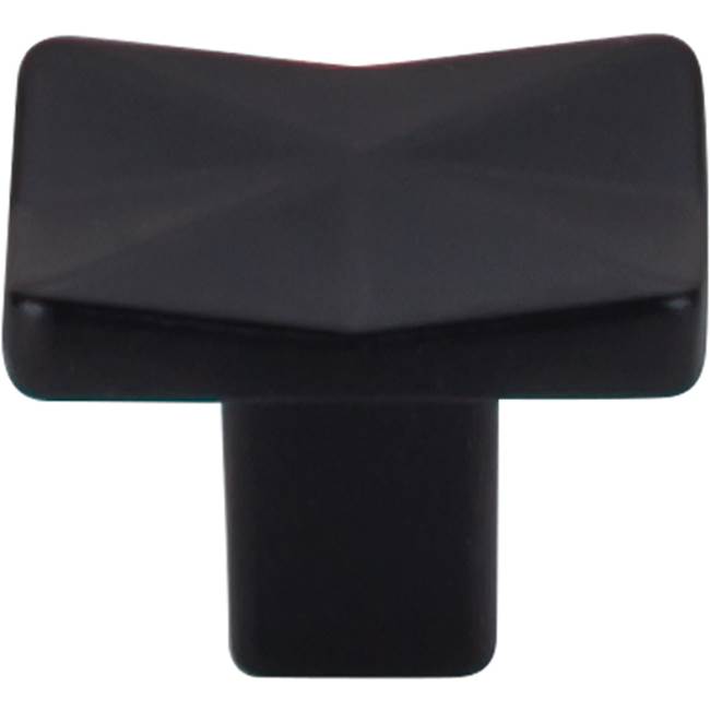 Top Knobs TK560 Quilted Knob 1 1/4 Inch - Flat Black