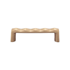 Top Knobs TK561 Quilted Pull 3 3/4 Inch (c-c) - Honey Bronze