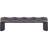 Top Knobs TK561 Quilted Pull 3 3/4 Inch (c-c) - Umbrio