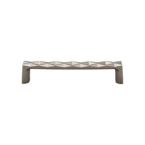 Top Knobs TK562 Quilted Pull 5 1/16 Inch (c-c) - Ash Gray