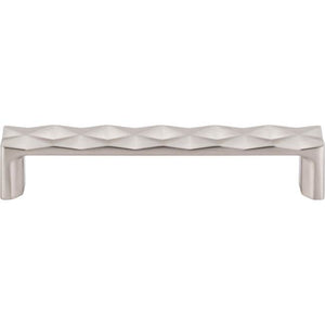 Top Knobs TK562 Quilted Pull 5 1/16 Inch (c-c) - Brushed Satin Nickel