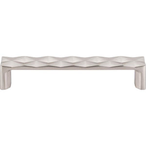 Top Knobs TK562 Quilted Pull 5 1/16 Inch (c-c) - Brushed Satin Nickel