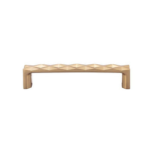 Top Knobs TK562 Quilted Pull 5 1/16 Inch (c-c) - Honey Bronze