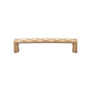 Top Knobs TK562 Quilted Pull 5 1/16 Inch (c-c) - Honey Bronze