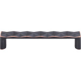 Top Knobs TK562 Quilted Pull 5 1/16 Inch (c-c) - Umbrio