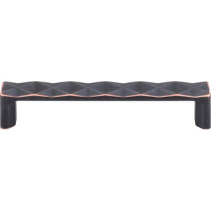 Top Knobs TK562 Quilted Pull 5 1/16 Inch (c-c) - Umbrio