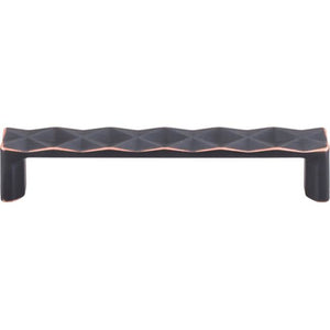 Top Knobs TK562 Quilted Pull 5 1/16 Inch (c-c) - Umbrio