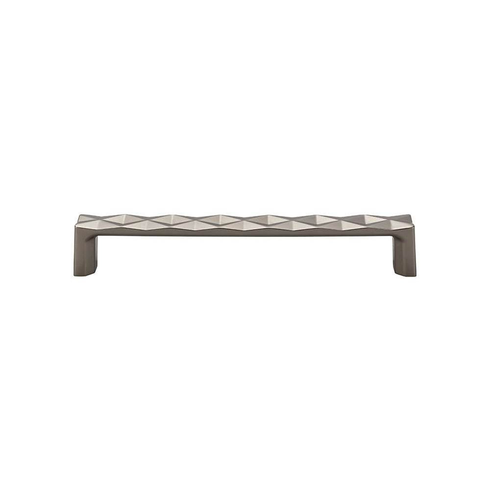 Top Knobs TK563 Quilted Pull 6 5/16 Inch (c-c) - Ash Gray