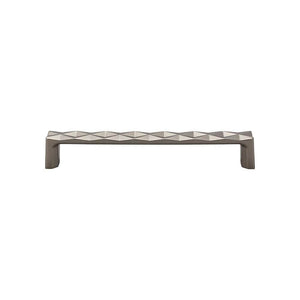 Top Knobs TK563 Quilted Pull 6 5/16 Inch (c-c) - Ash Gray