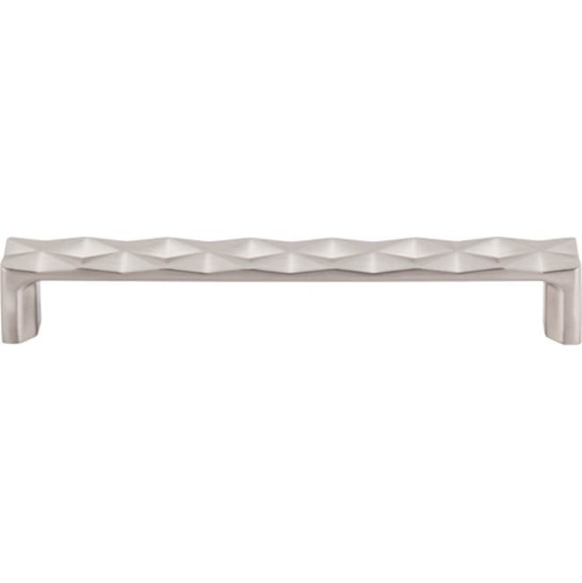 Top Knobs TK563 Quilted Pull 6 5/16 Inch (c-c) - Brushed Satin Nickel