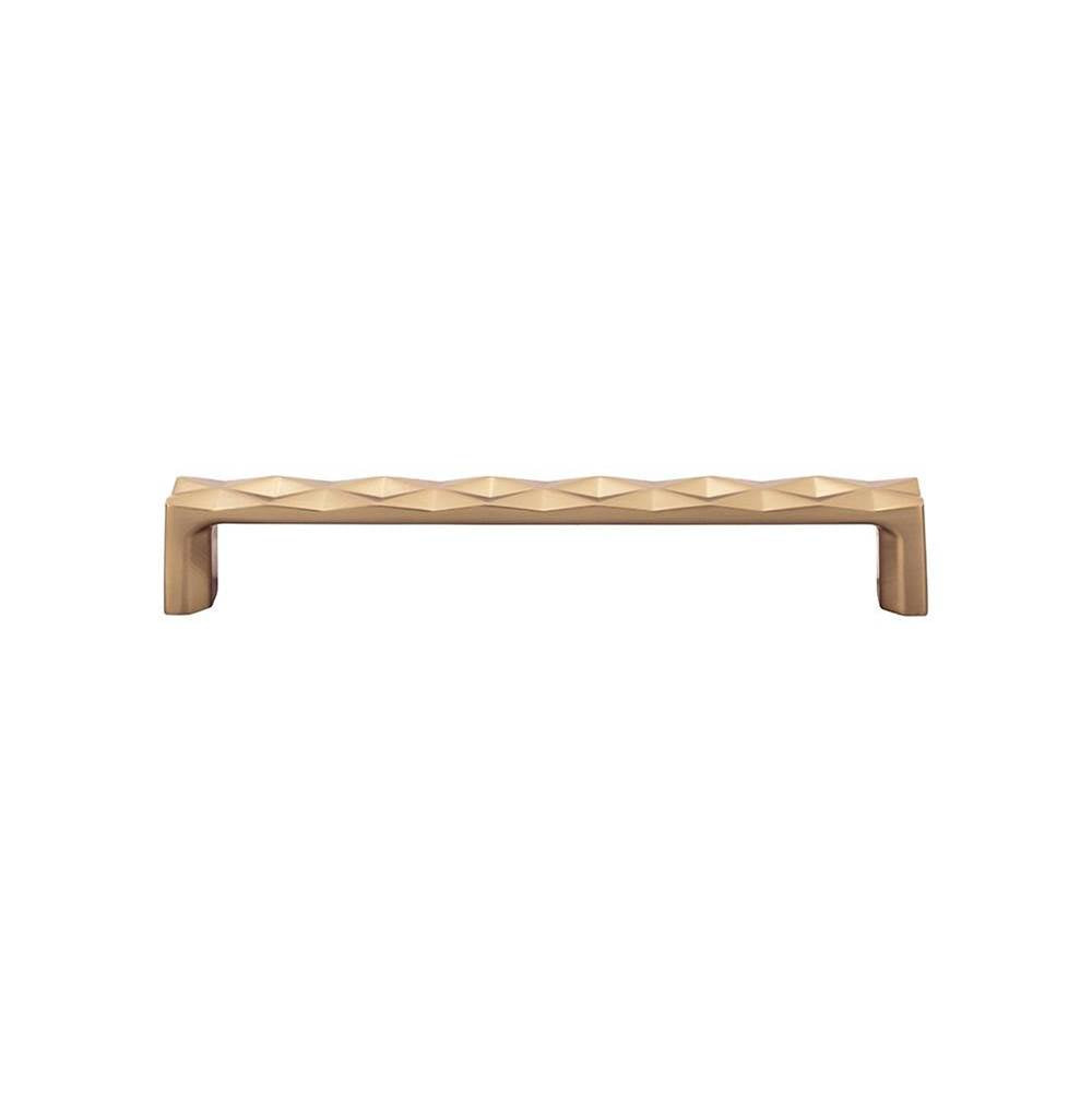 Top Knobs TK563 Quilted Pull 6 5/16 Inch (c-c) - Honey Bronze