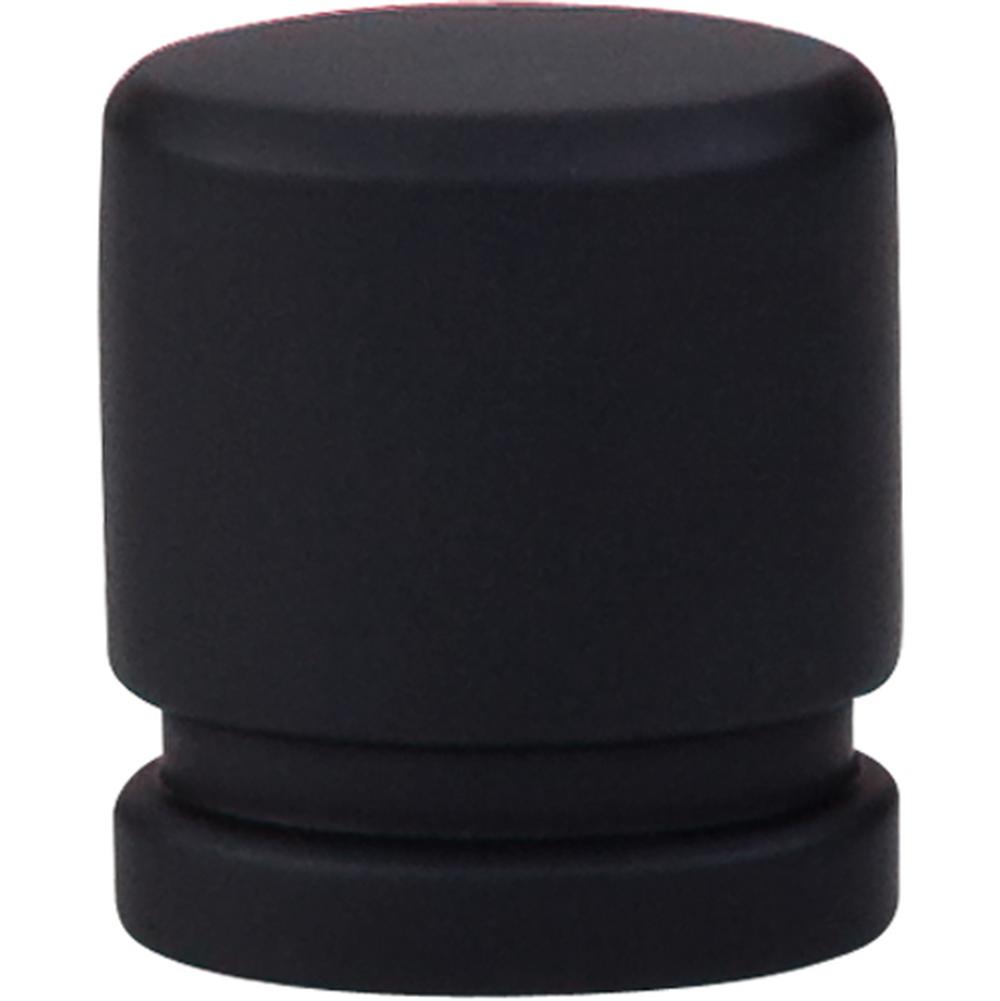 Top Knobs TK57 Oval Knob Small 1" - Flat Black