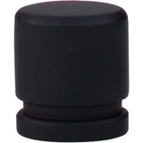 Top Knobs TK57 Oval Knob Small 1" - Flat Black