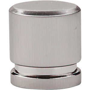 Top Knobs TK57 Oval Knob Small 1" - Brushed Satin Nickel