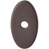 Top Knobs TK58 Oval Backplate Small 1 1/4" - Oil Rubbed Bronze