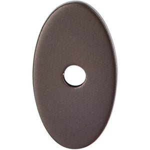 Top Knobs TK58 Oval Backplate Small 1 1/4" - Oil Rubbed Bronze