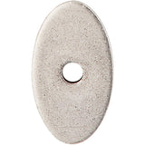 Top Knobs TK58 Oval Backplate Small 1 1/4" - Pewter Antique