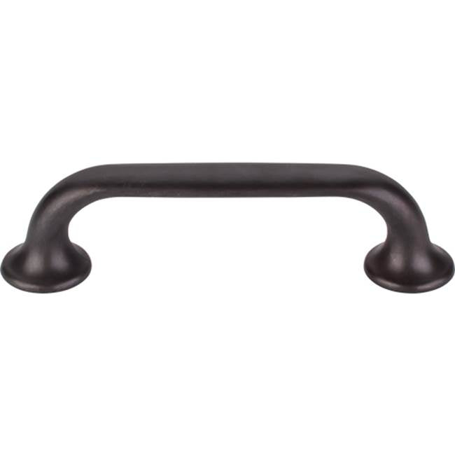 Top Knobs TK593 Oculus Oval Pull 3 3/4 Inch (c-c) - Sable