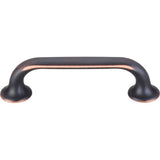 Top Knobs TK593 Oculus Oval Pull 3 3/4 Inch (c-c) - Umbrio