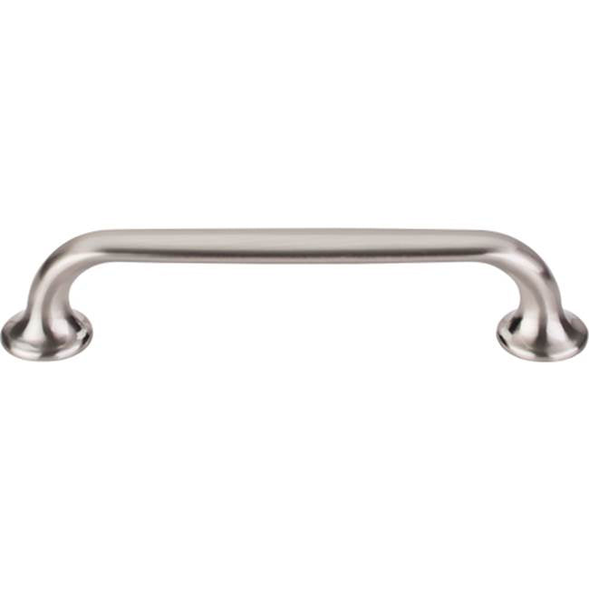 Top Knobs TK594 Oculus Oval Pull 5 1/16 Inch (c-c) - Brushed Satin Nickel
