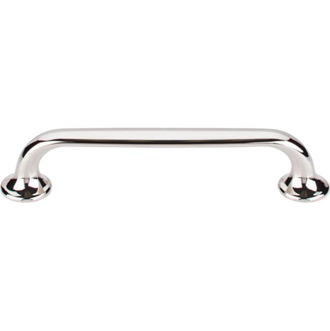 Top Knobs TK594 Oculus Oval Pull 5 1/16 Inch (c-c) - Polished Nickel