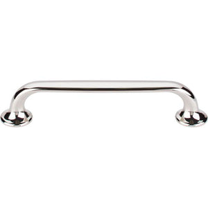 Top Knobs TK594 Oculus Oval Pull 5 1/16 Inch (c-c) - Polished Nickel