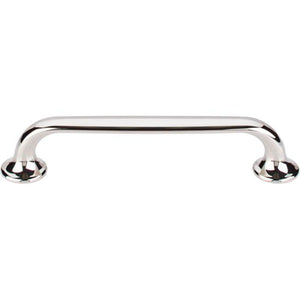 Top Knobs TK594 Oculus Oval Pull 5 1/16 Inch (c-c) - Polished Nickel