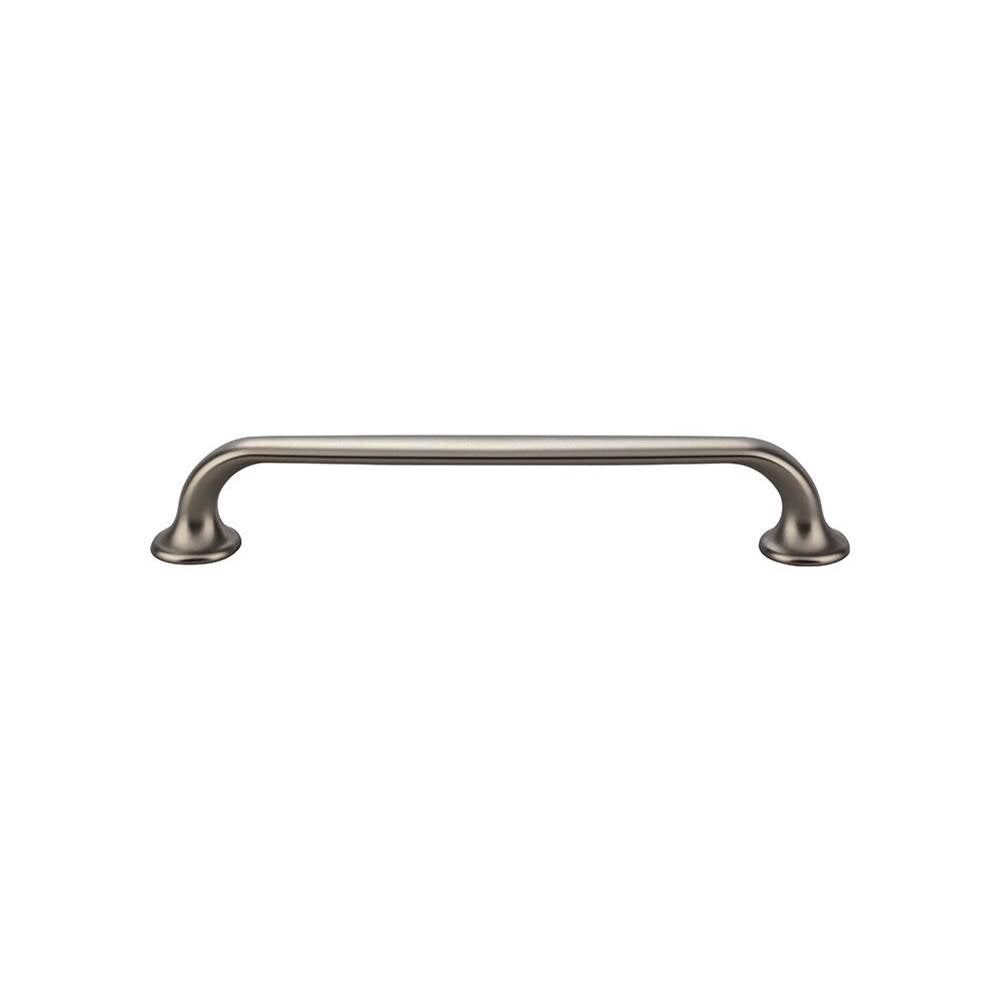 Top Knobs TK595 Oculus Oval Pull 6 5/16 Inch (c-c) - Ash Gray