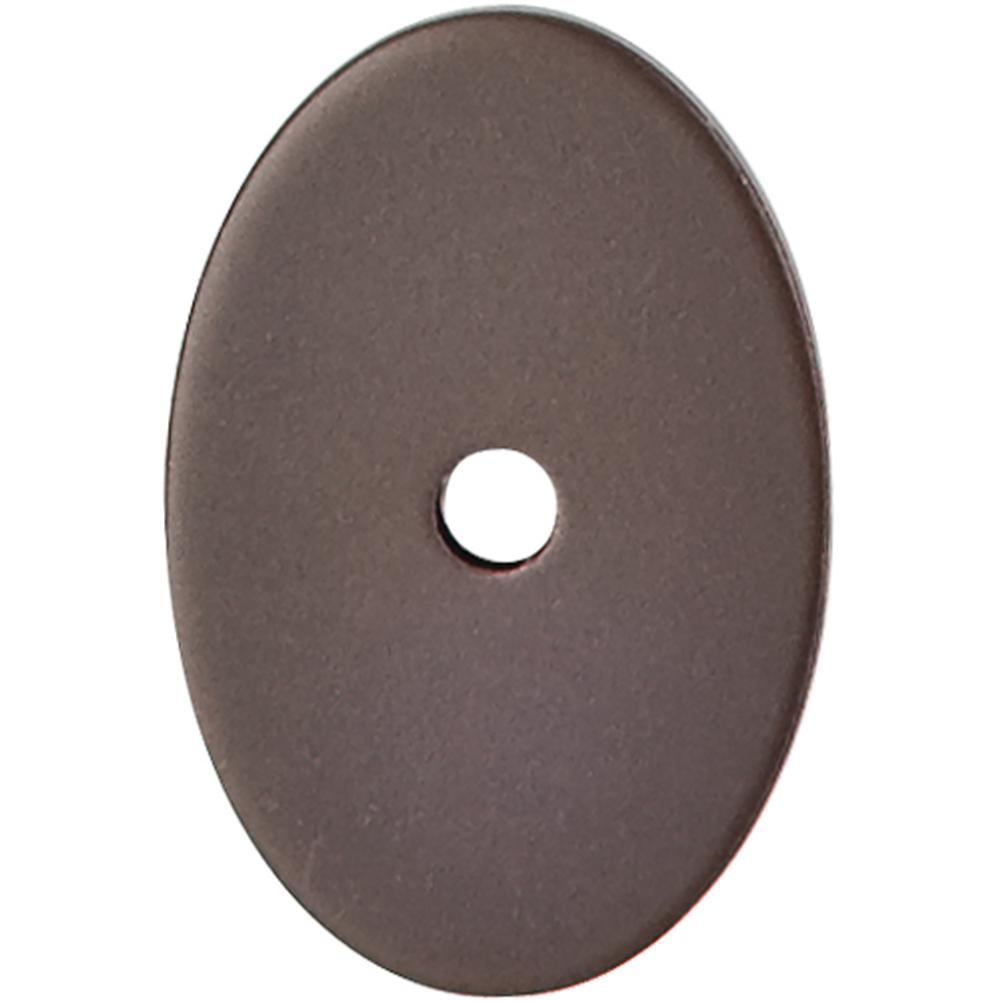 Top Knobs TK60 Oval Backplate Medium 1 1/2" - Oil Rubbed Bronze