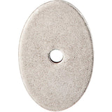 Top Knobs TK60 Oval Backplate Medium 1 1/2" - Pewter Antique