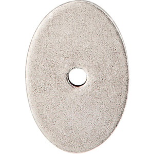 Top Knobs TK60 Oval Backplate Medium 1 1/2" - Pewter Antique