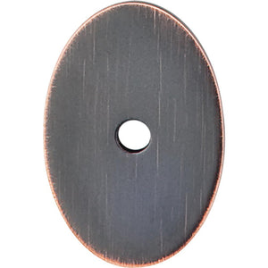 Top Knobs TK60 Oval Backplate Medium 1 1/2" - Tuscan Bronze
