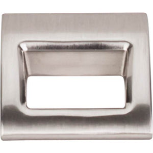 Top Knobs TK615 Tango Finger Pull 1 1/8 Inch (c-c) - Brushed Satin Nickel